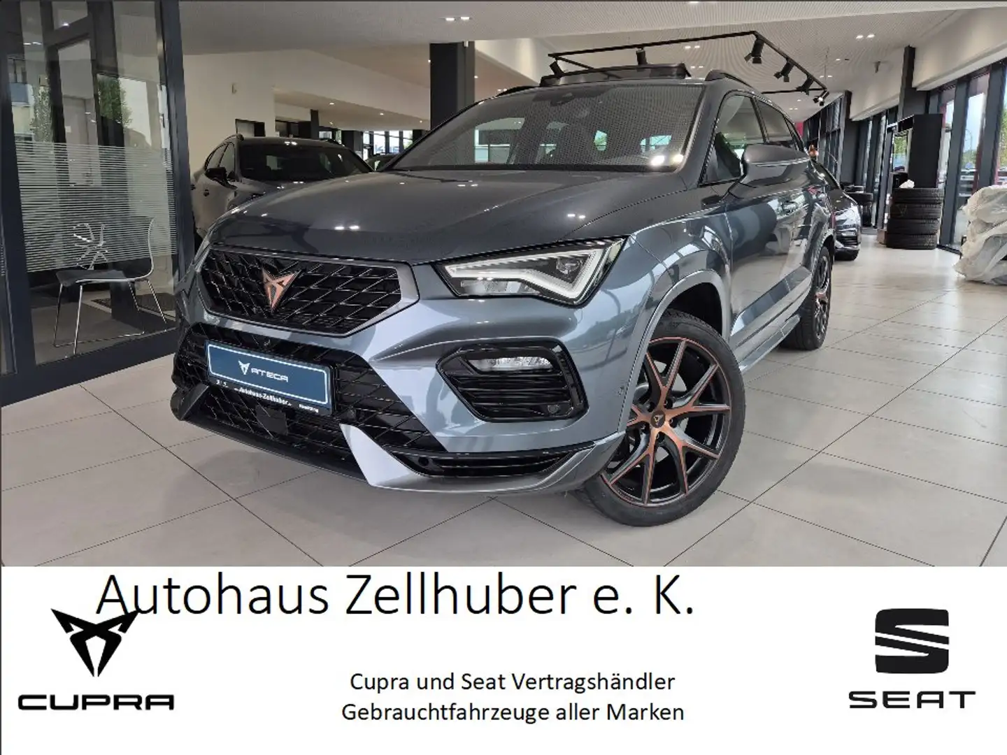 CUPRA Ateca 2.0 TSI 4D DSG *ACC*Pano*Copper* Szary - 1