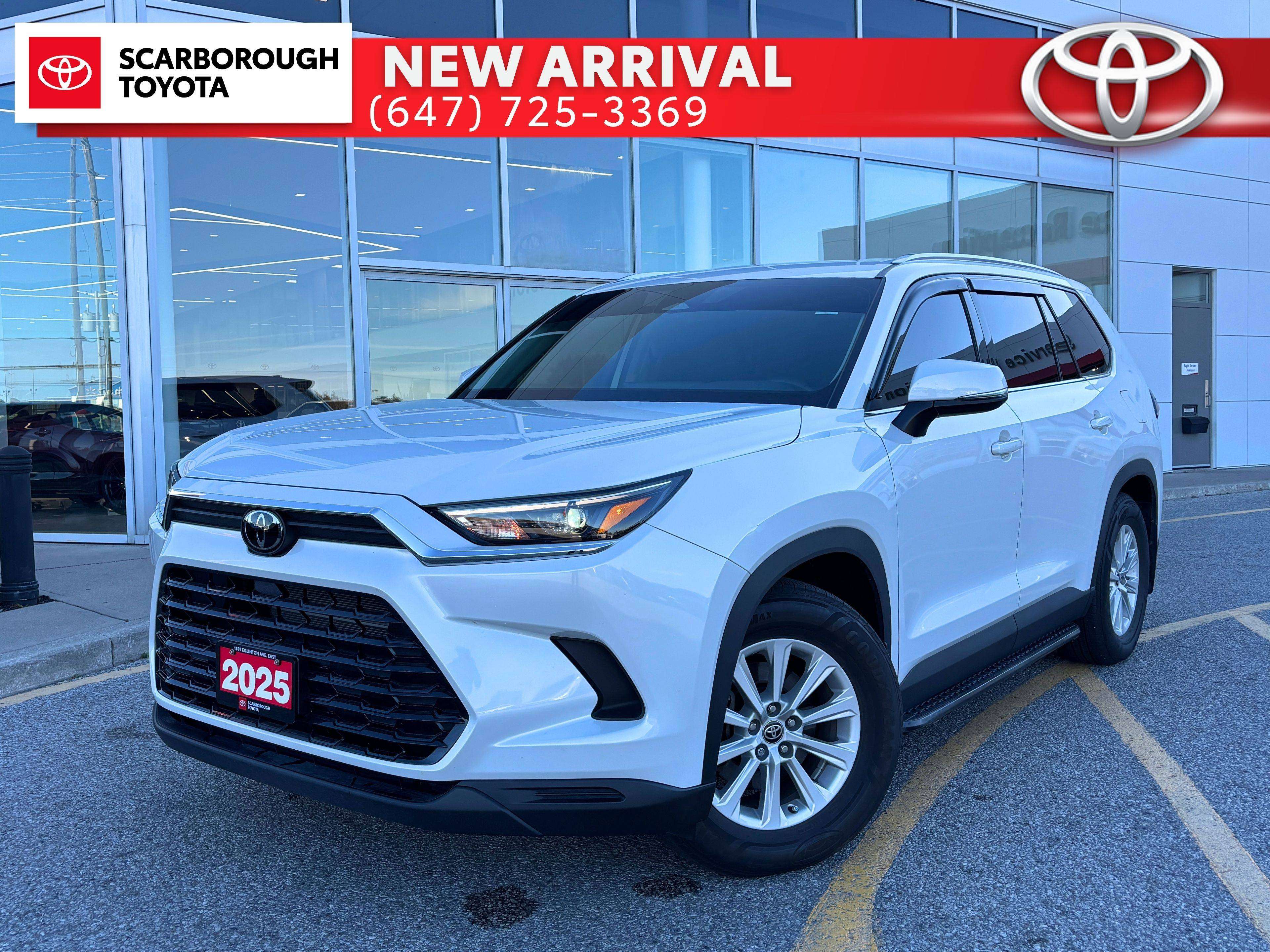 White 2025 Toyota Grand Highlander Hybrid   Automatic