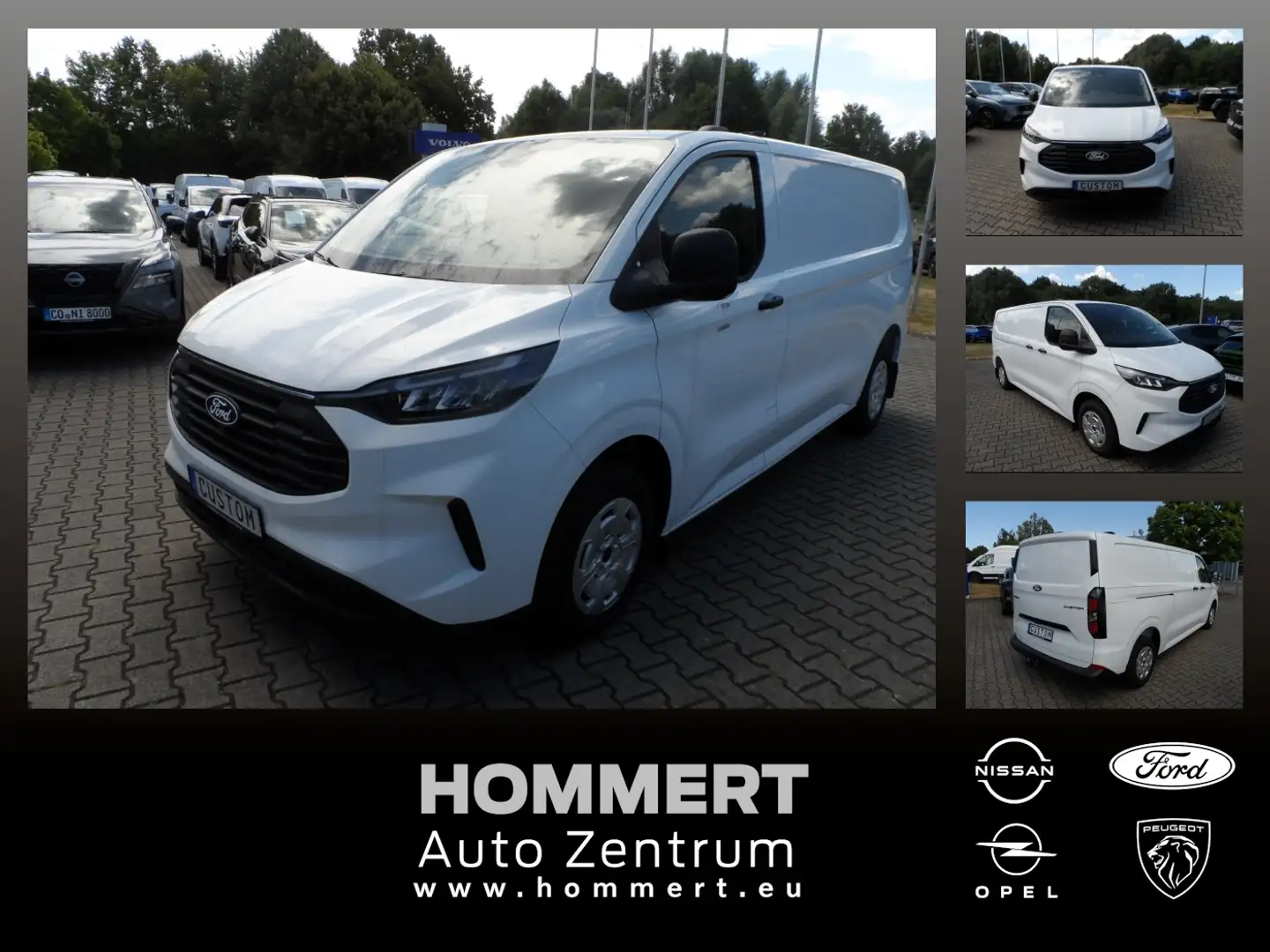 Ford Transit Custom Kasten 320 L2 Sortimo*AHK*LED*CAM Weiß - 1