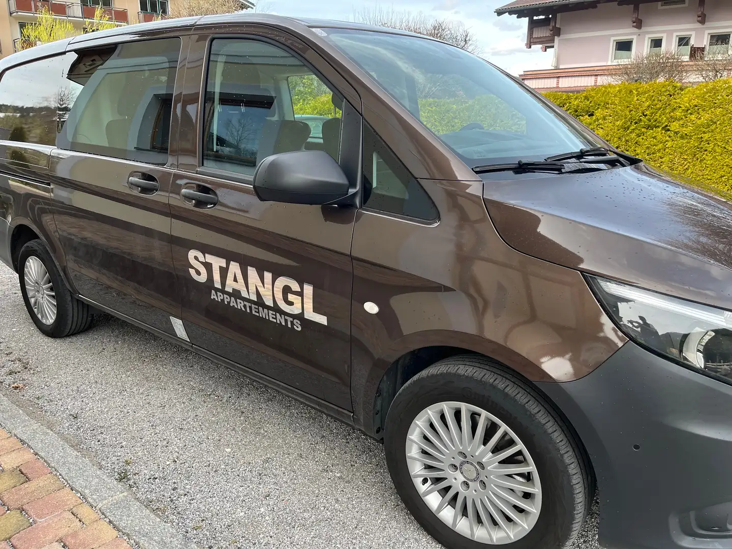 Mercedes-Benz Vito Vito BusinessVan 116 CDI lang 4x4 Aut. MwSt. ausw. Braun - 2