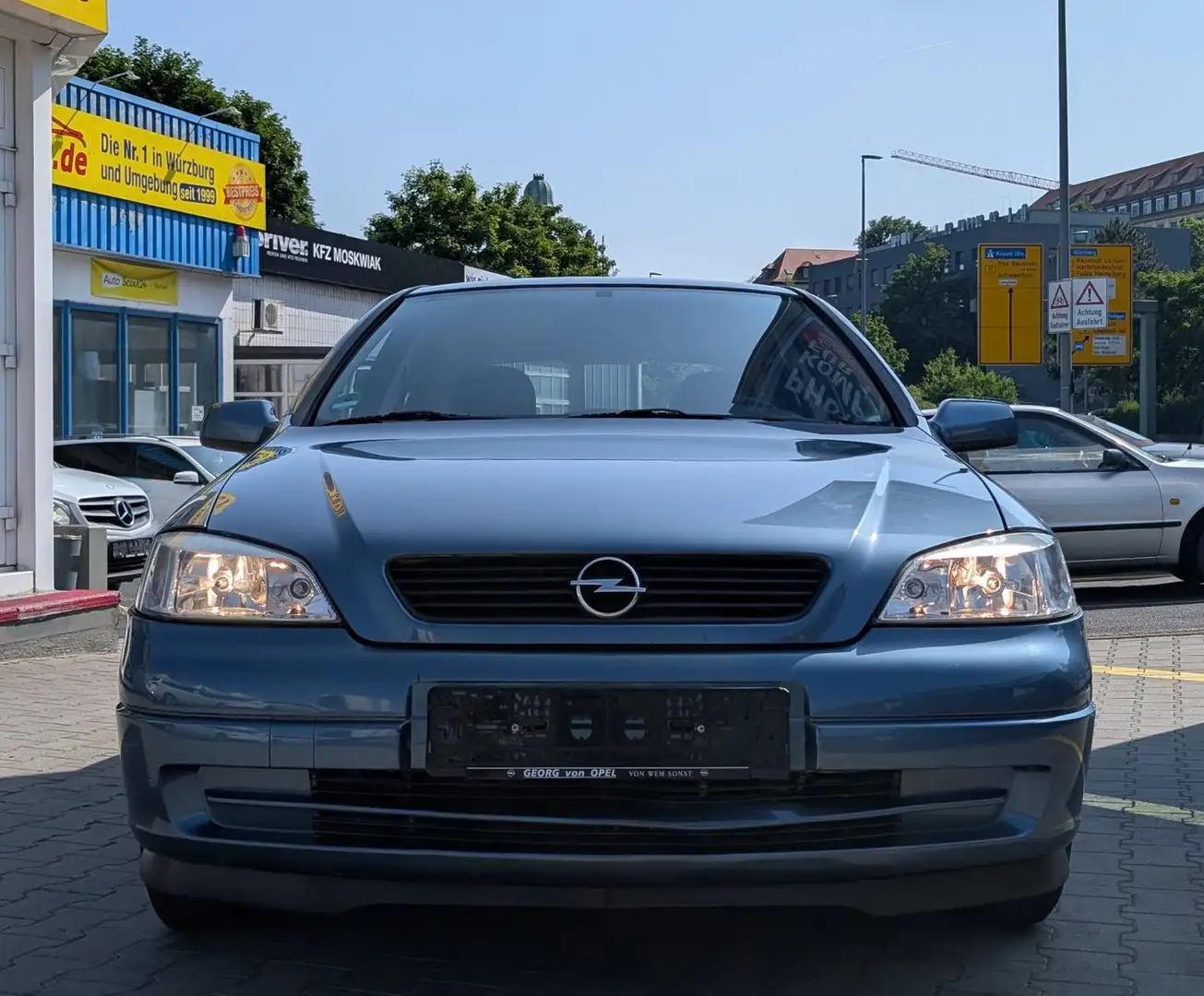 Opel Astra Lim 1.6 Automatik*1.Hd*TüvNeu*Rentner-Fzg* Blau - 2