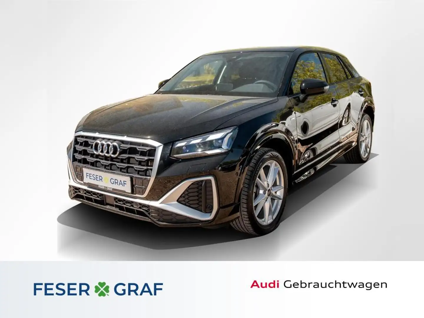 Audi Q2 35TFSI S tronic S line /Matrix/Navi+/Pano/Kamera Schwarz - 1