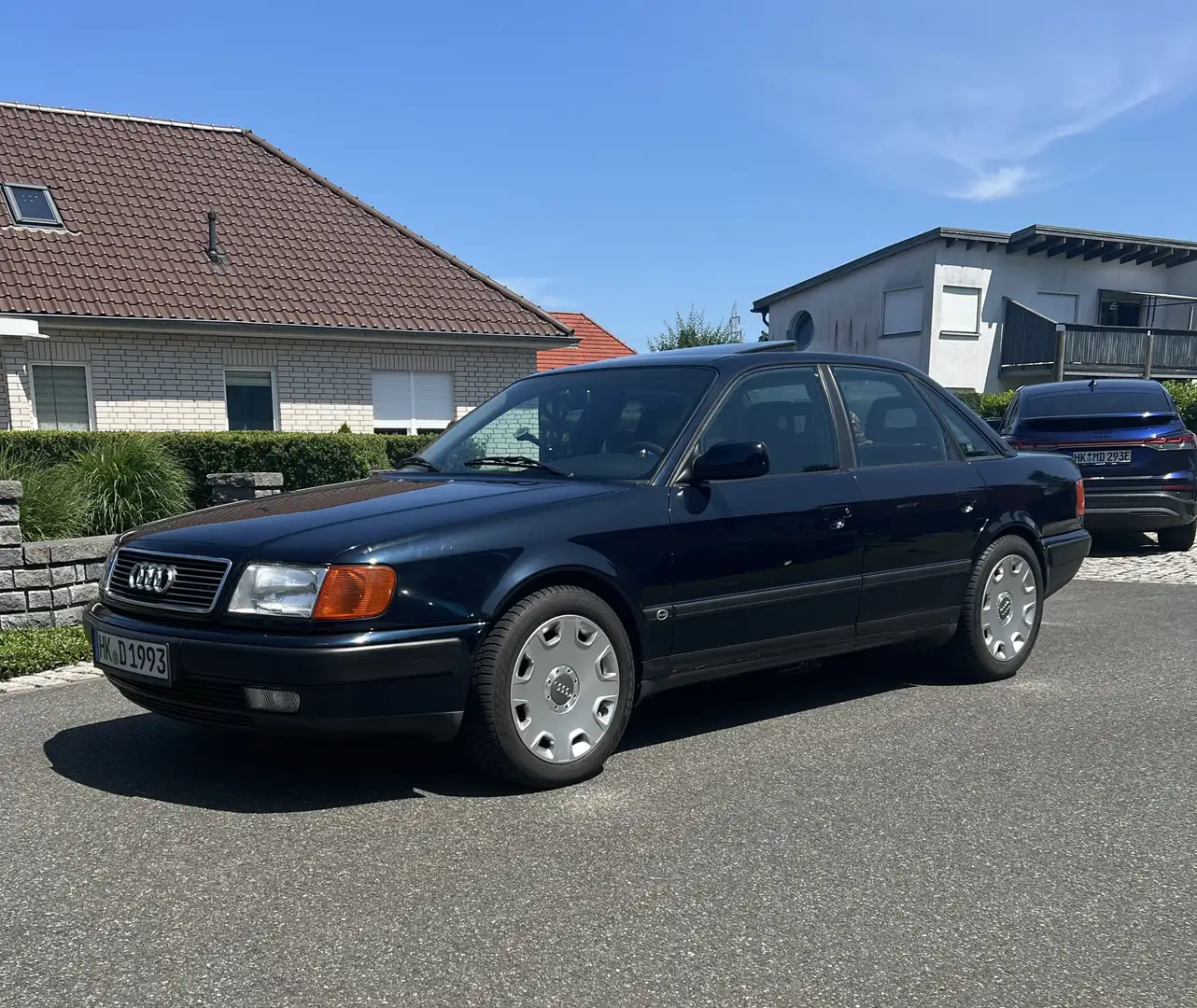 Audi 100 2.6 C4 V6 160tkm Scheckheft, Klimaautomatik A6 Blau - 1