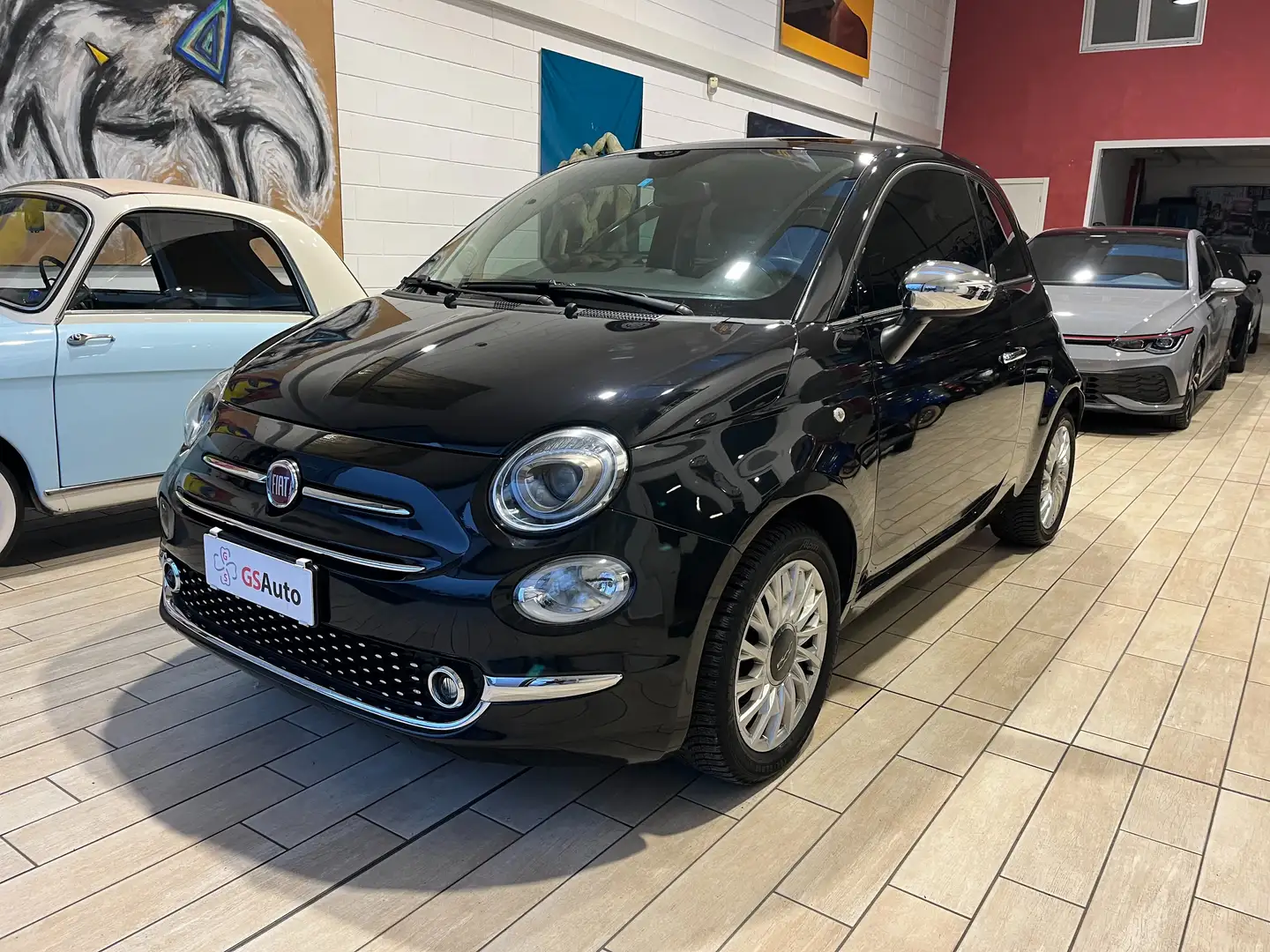 Fiat 500 500 III 2015 1.2 Mirror s Schwarz - 1