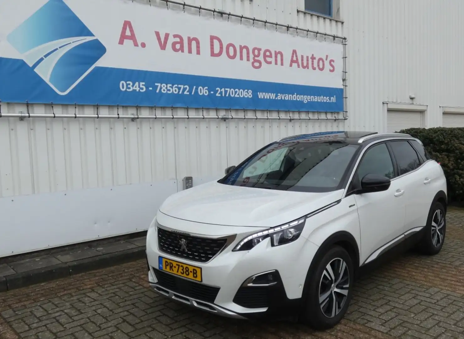 Peugeot 3008 1.6 E-THP GT LINE Automaat,360,Pano,Leer,Led,Trhaa Wit - 2