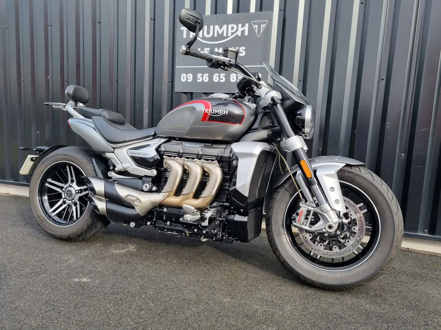 Triumph Rocket 3 GT Gris - 2