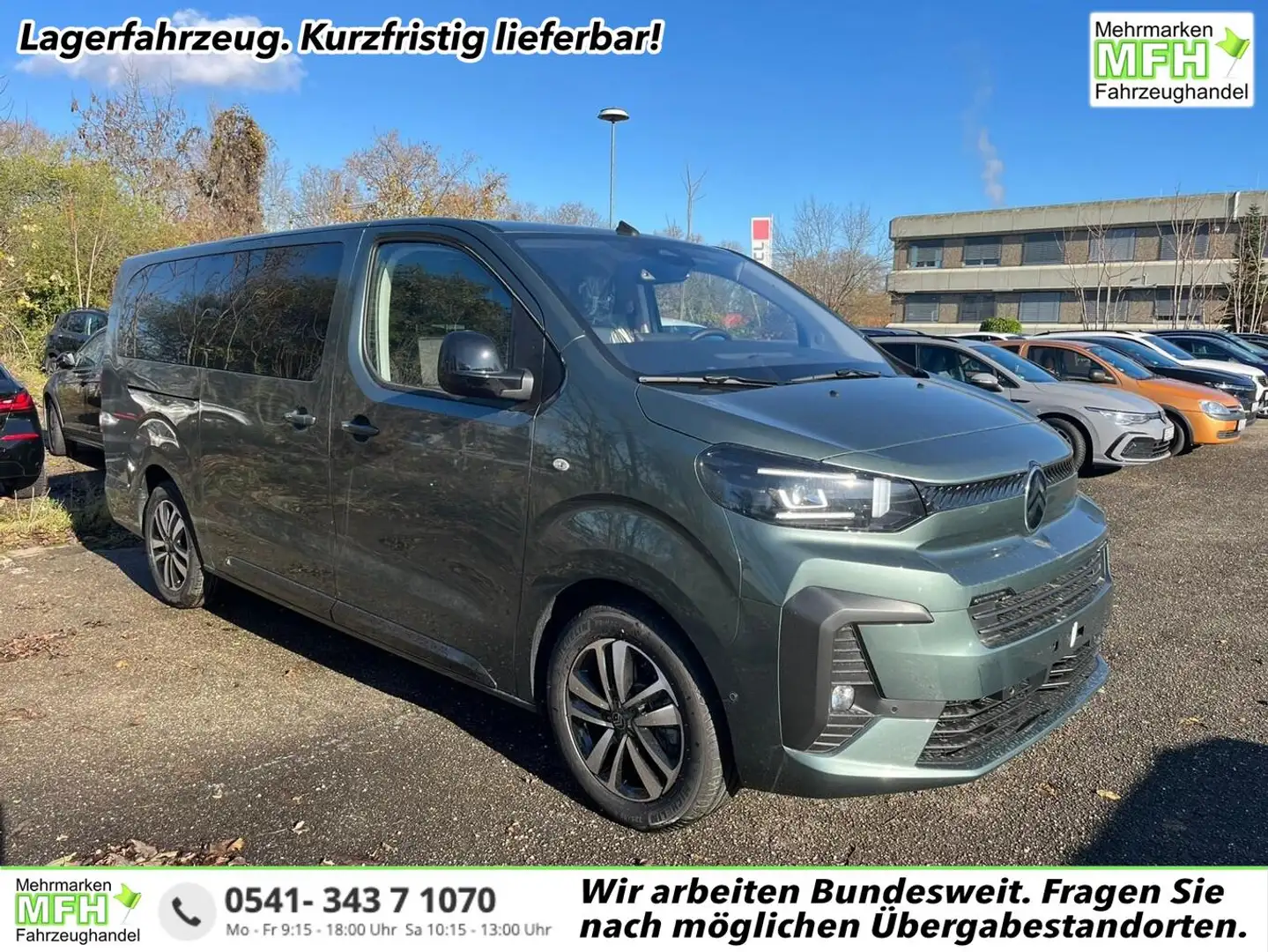 Citroen Spacetourer MAX 180 AT8 XL Pano Nav Leder SHZ 8S 130 kW (17... Verde - 1