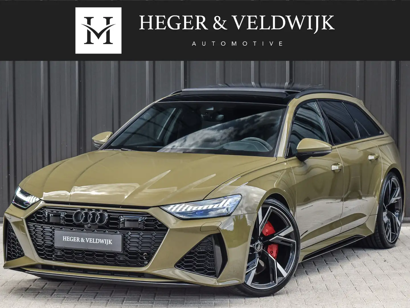 Audi RS6 A6 Avant TFSI QUATTRO | DYNAMIC PACK | B&O SOUND | Groen - 1