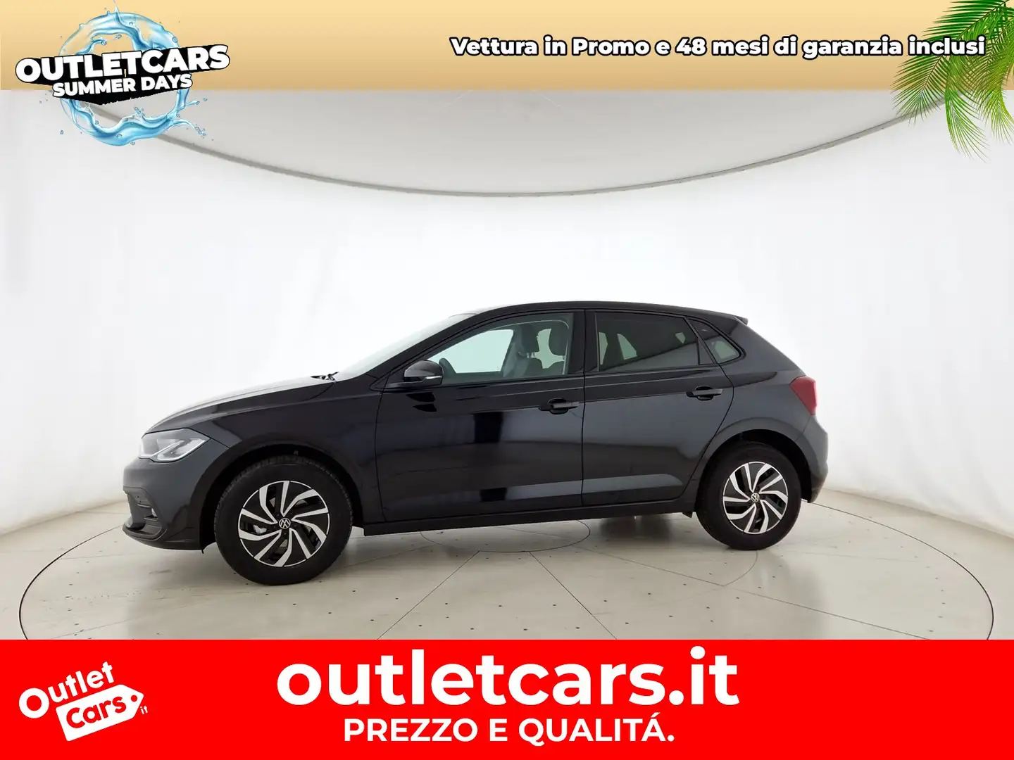 Volkswagen Polo 1.0 TSI EDITION  95 CV Nero - 2