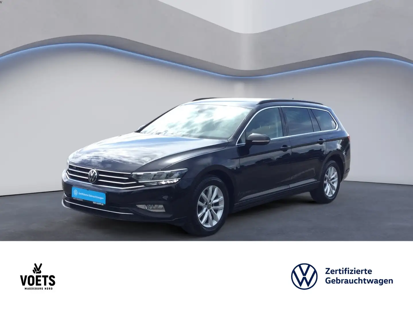 Volkswagen Passat Variant 2.0TDI BUSINESS DSG LED+Navi+PDC Noir - 1