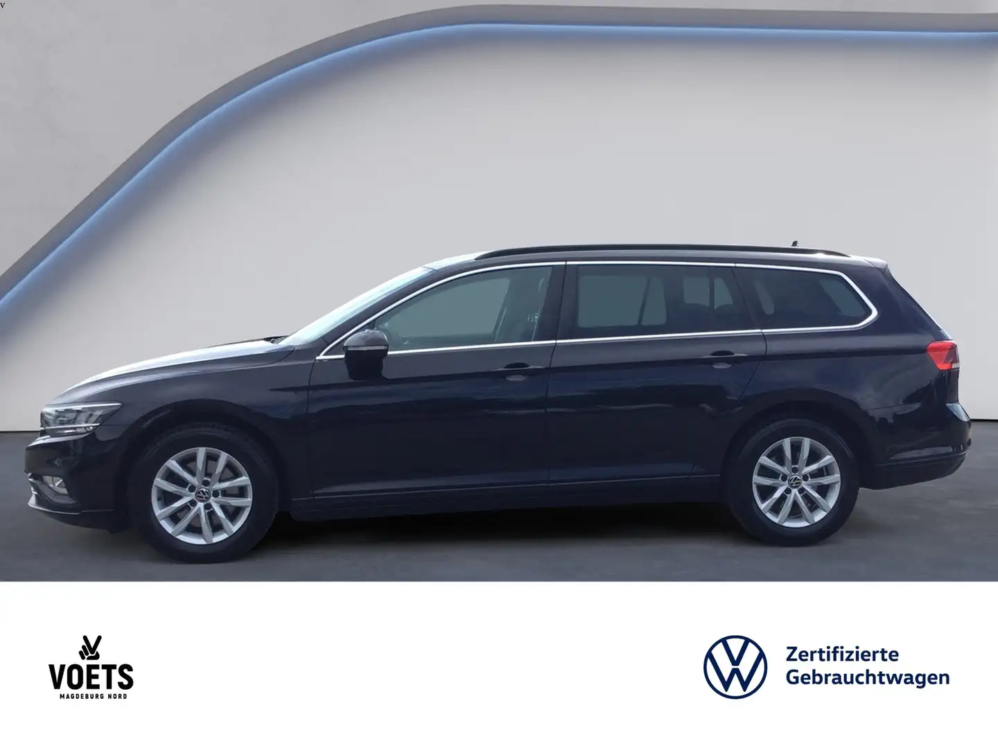 Volkswagen Passat Variant 2.0TDI BUSINESS DSG LED+Navi+PDC Noir - 2