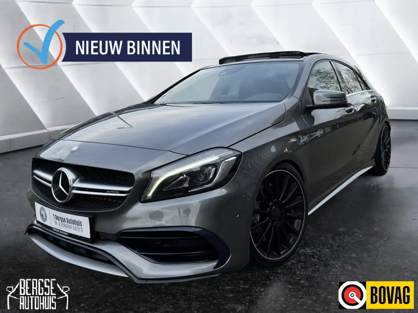 Mercedes-Benz A 45 AMG A45 4Matic 2018 PANO ACC 381PK Gris - 1