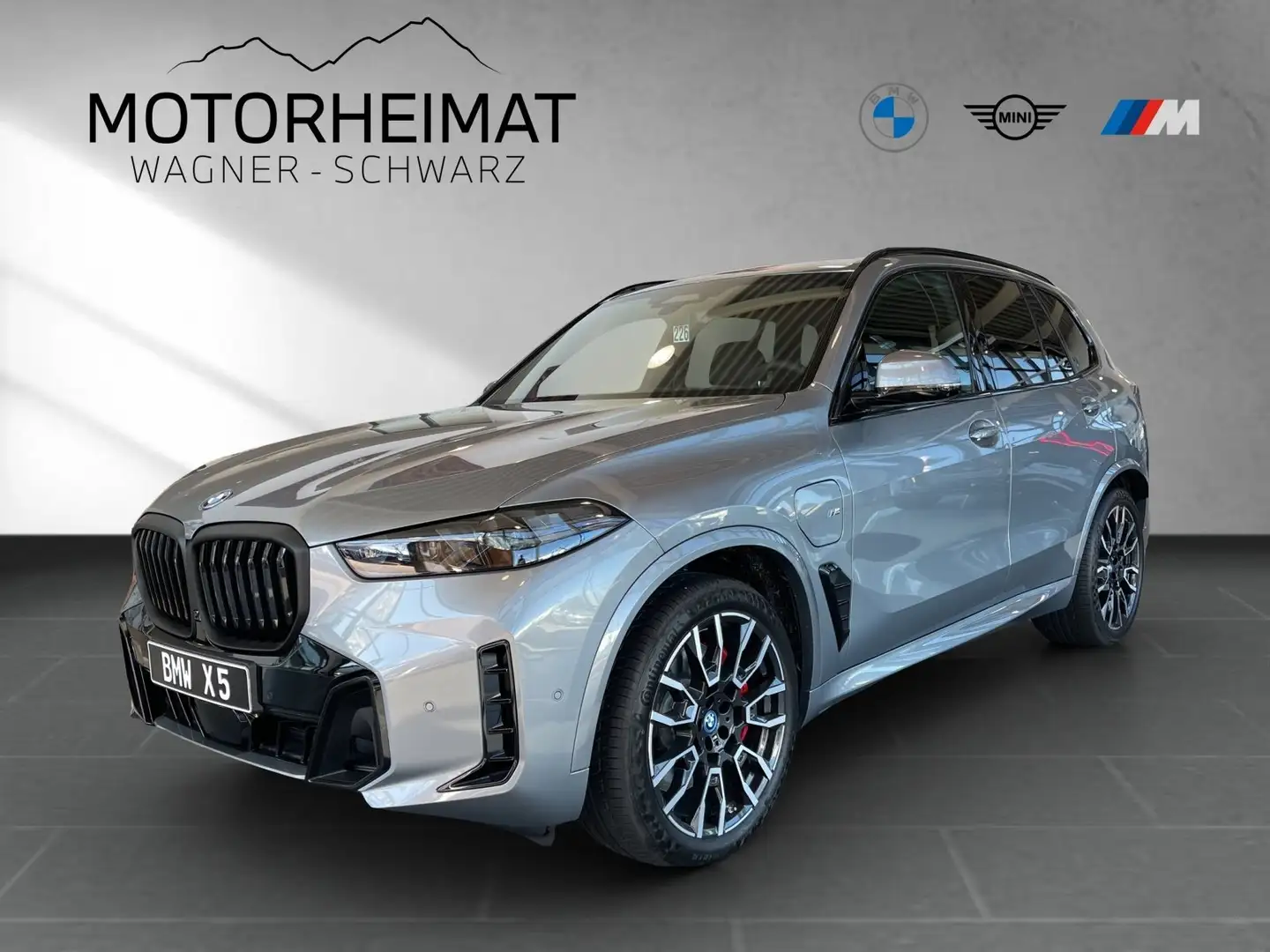 BMW X5 xDrive50e M Sport Pro Autobahn 360°Kam Luftfahrwer Gris - 1