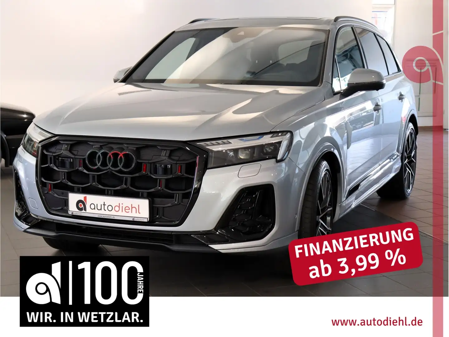 Audi Q7 3.0 TDI tiptr. S Line*Sport plus*B&O*7SItze Zilver - 1
