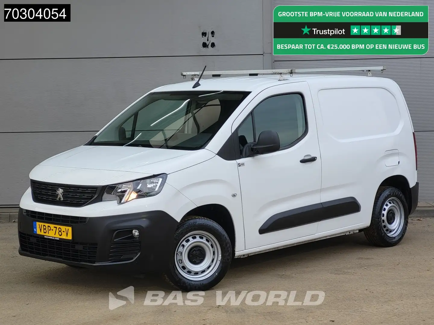 Peugeot Partner 75pk L1H1 Airco Cruise Parkeersensoren Imperiaal A Blanc - 1