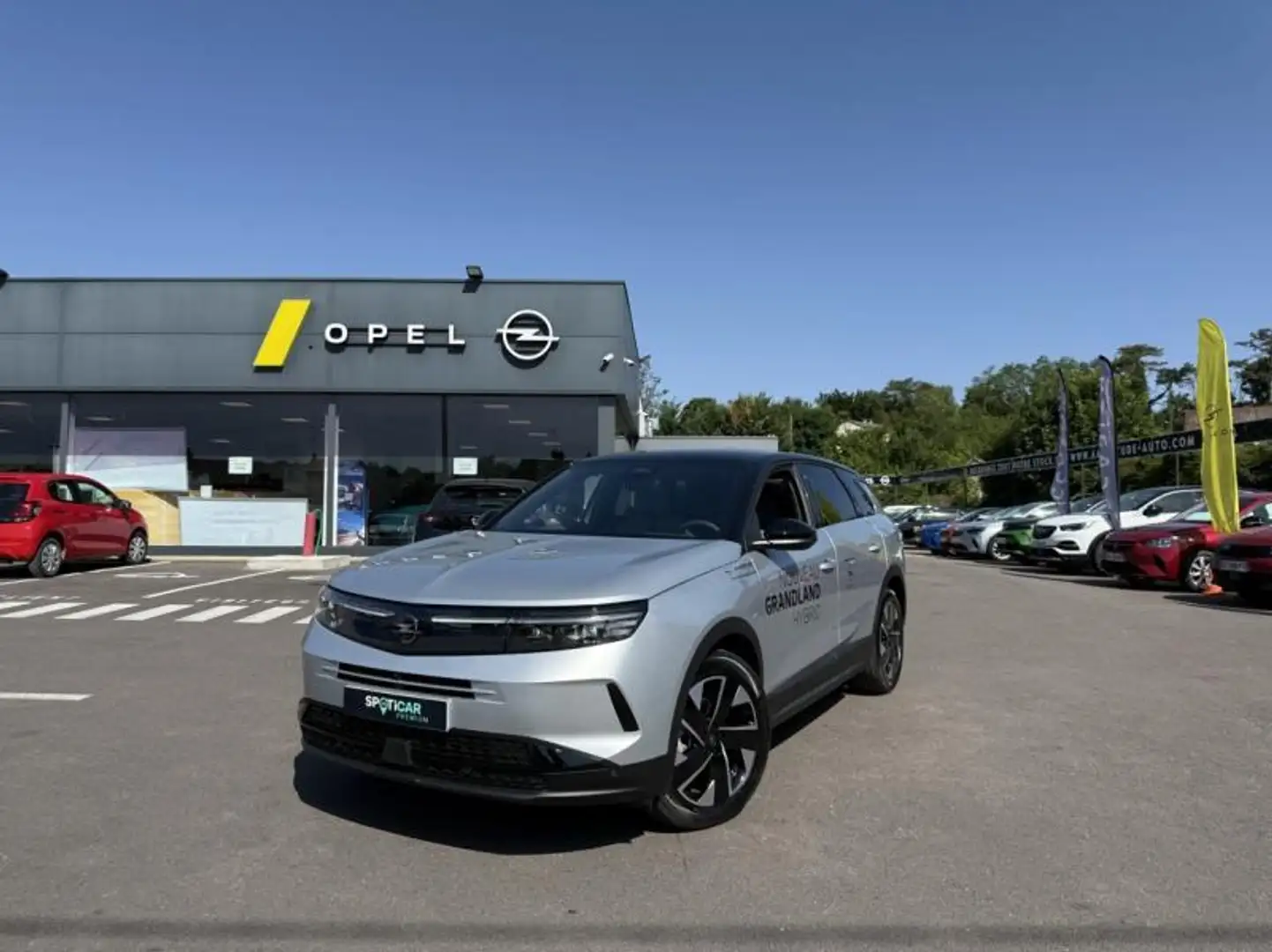 Opel Grandland 1.2 Turbo Hybrid 145ch GS e-DCT6 Gris - 1