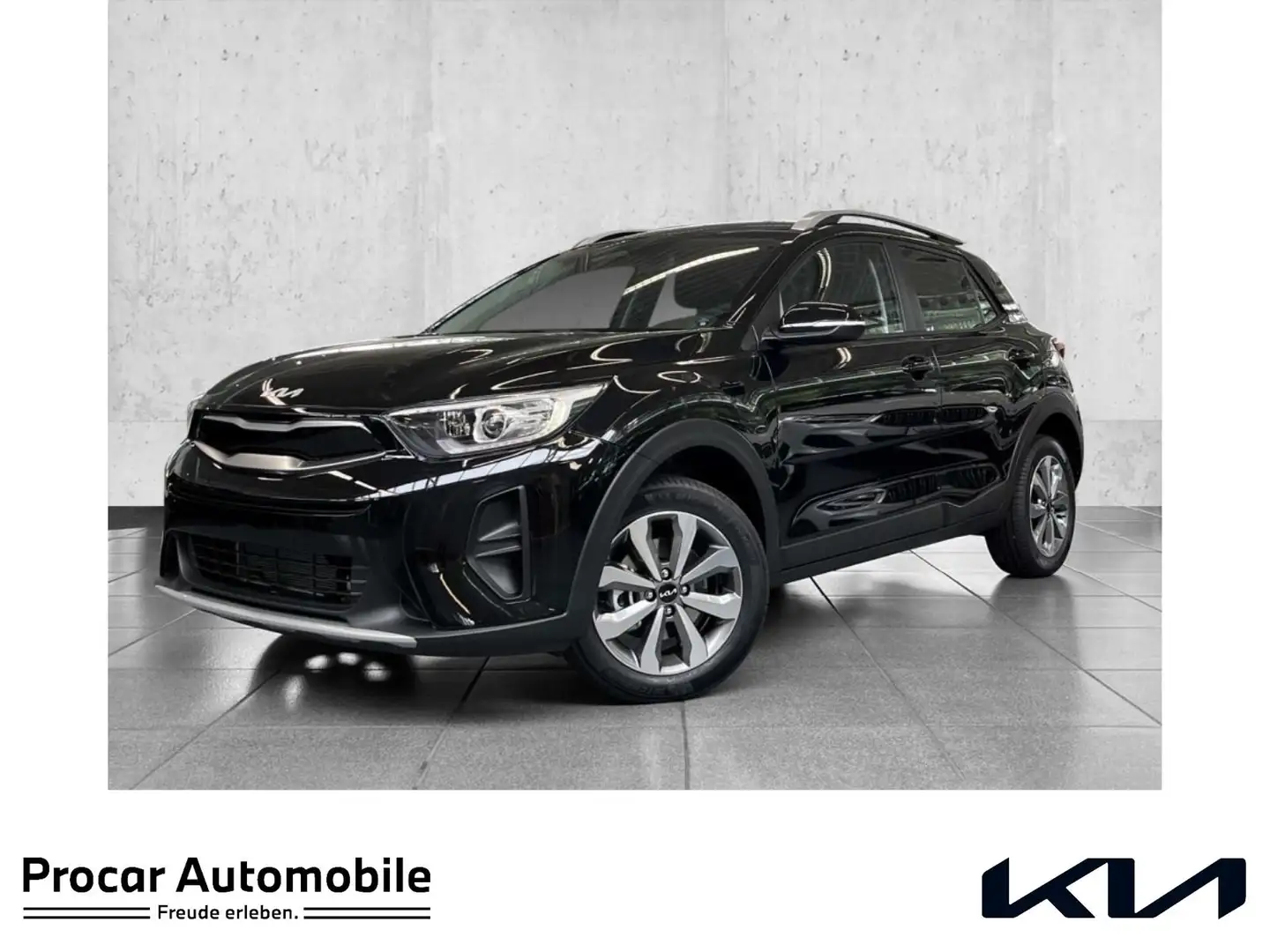 Kia Stonic 1.0 T-GDI VISION+NAV+KAMERA+KLIMAAUTO+DAB+PDC Schwarz - 1