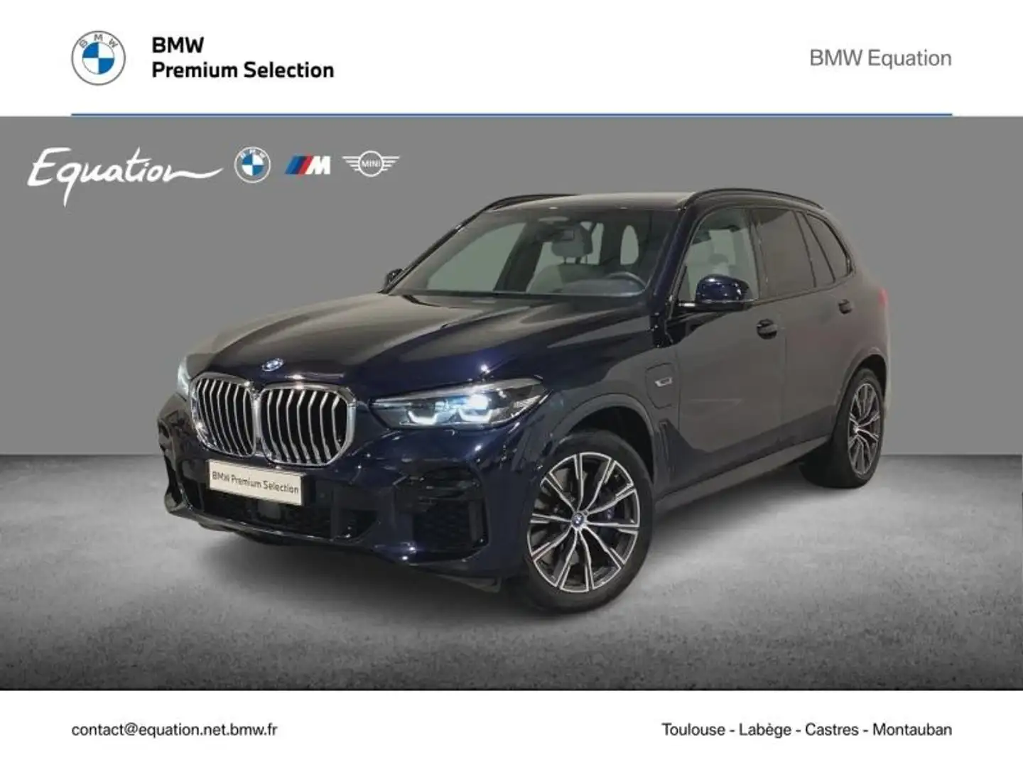 BMW X5 xDrive45e 394ch M Sport 17cv Noir - 1