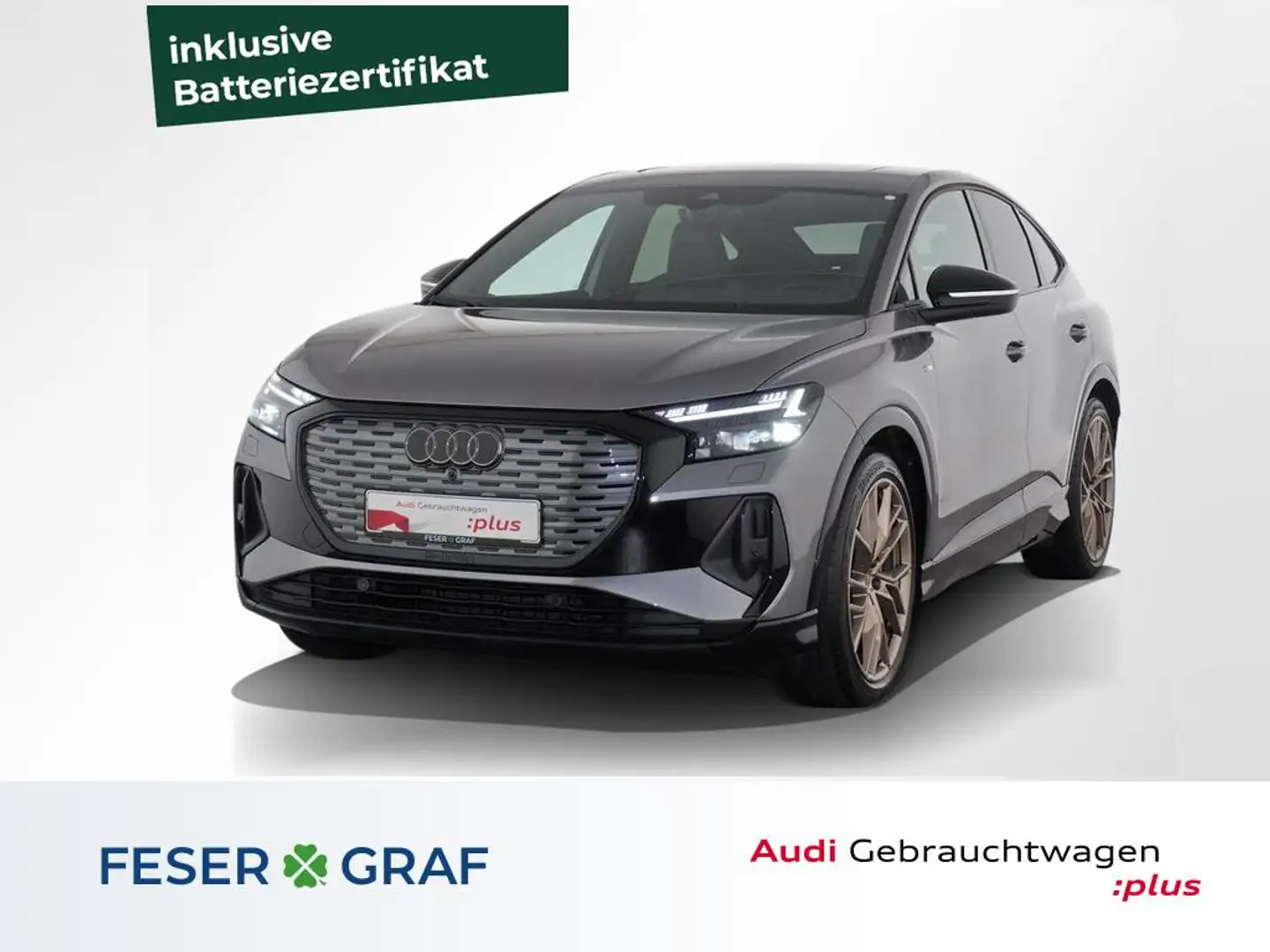 Audi Q4 e-tron Sportback 50e-tron editon one/21`/Pano/Kamera Grijs - 1