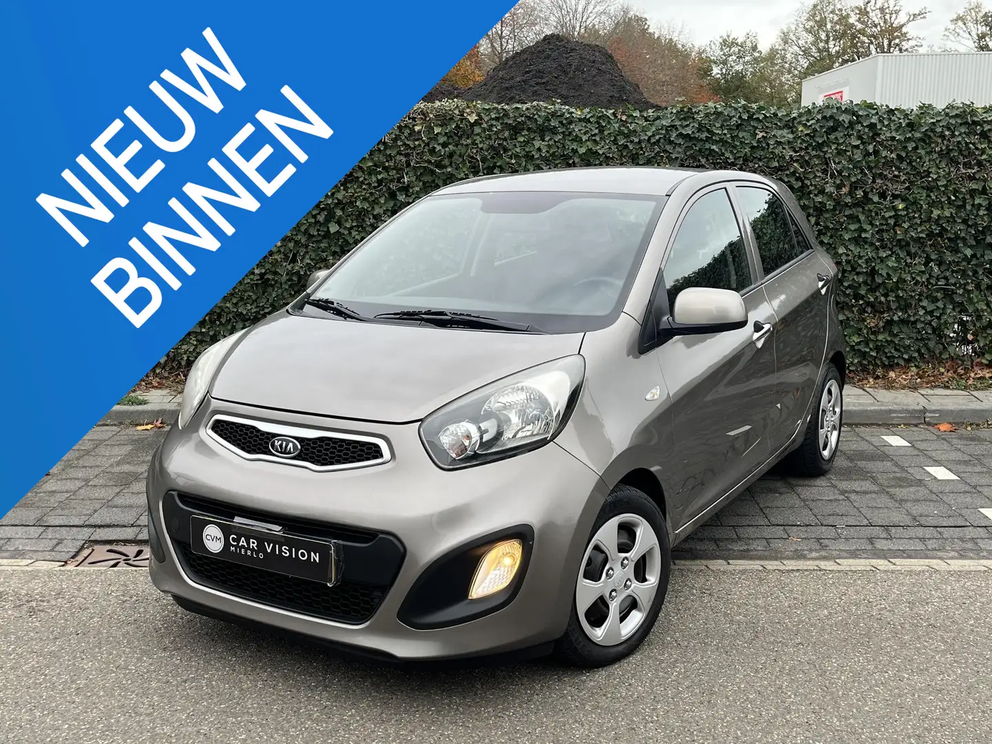 Kia Picanto 1.0 CVVT Comfort Pack * Airco * 5 deurs * Apk 10-2 Grijs - 1