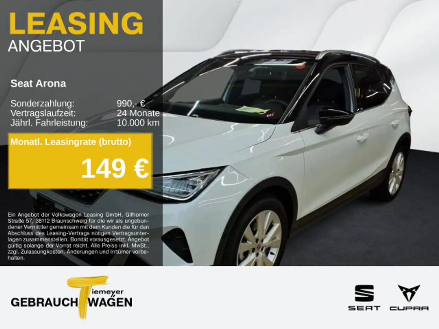 SEAT Arona 1.0 TSI DSG XPERIENCE LED NAVI+ PARKLENK K Blanc - 1