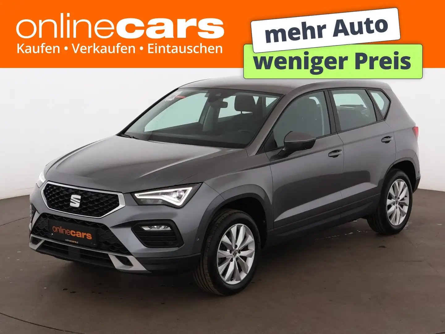 SEAT Ateca 2.0 TDI Style Aut LED RADAR NAVI SITZHZG Grau - 1