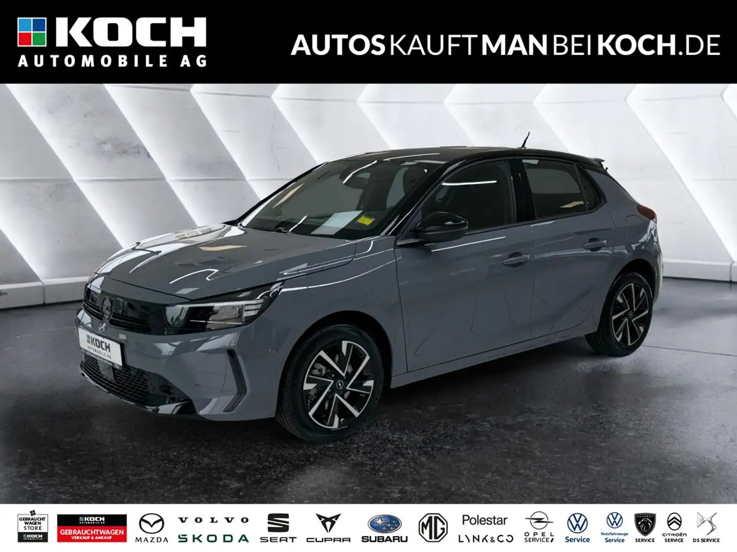 Opel Corsa GS 1.2 Hybrid Automatik LED SHZ LHZ KAM PDC Gris - 1