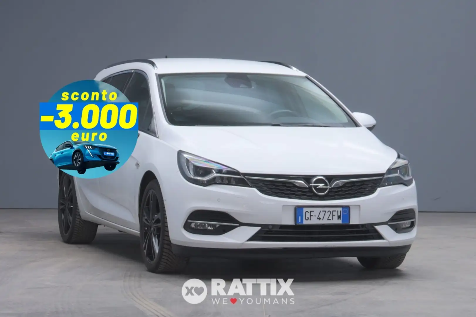Opel Astra 1.2 t 130CV Business Elegance Bianco - 1