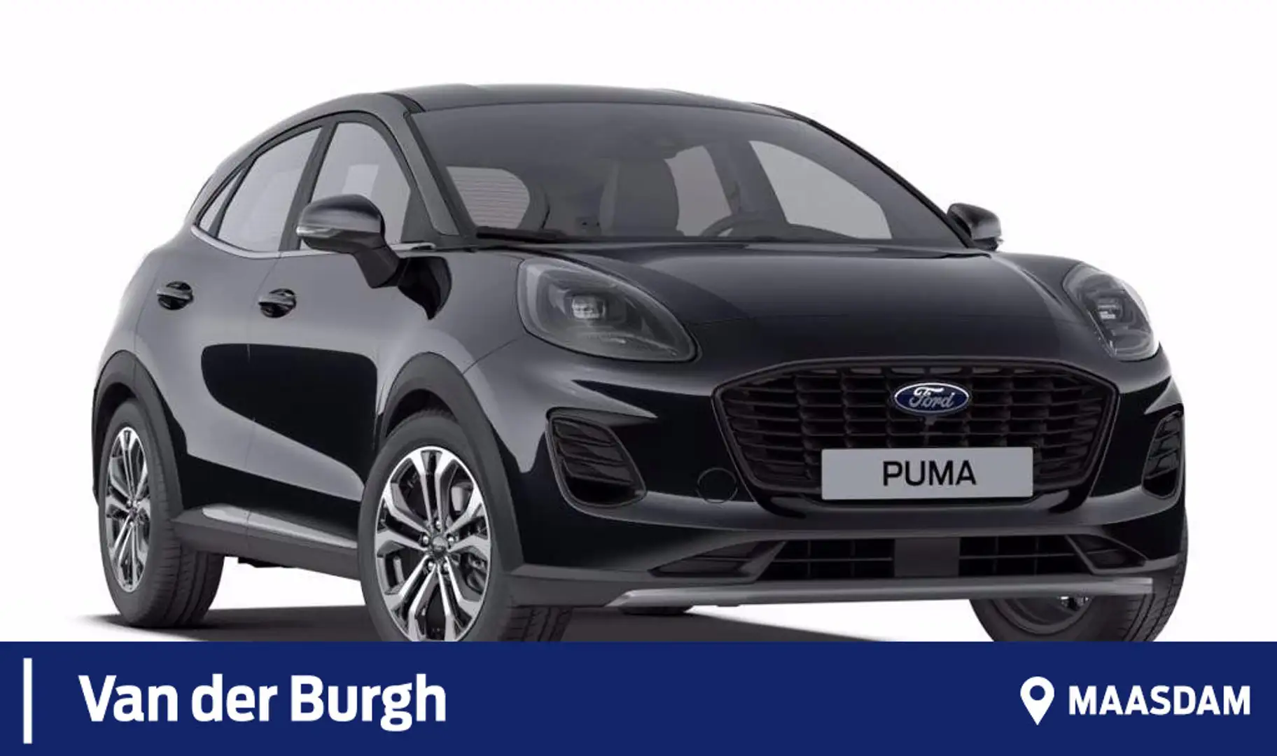 Ford Puma 1.0 EcoBoost Hybrid Titanium | 0,99% Rente | 5.000 Zwart - 1