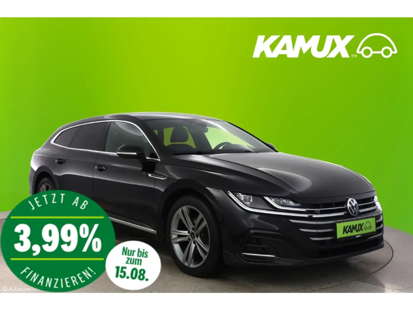 Volkswagen Arteon 2.0TDI SB DSG R-Line+LED+NAVI+VIRTUAL+AHK Zwart - 1