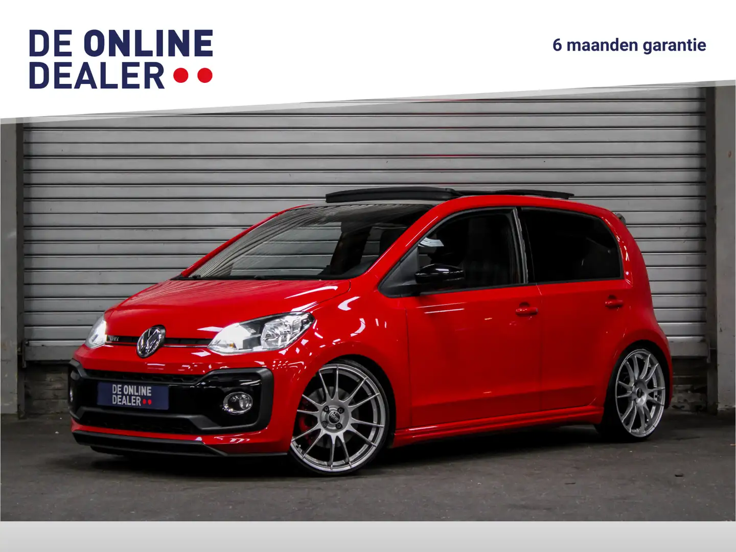 Volkswagen up! 1.0 TSI GTI 140PK |Pano|Cruise|Stoelverw| Rood - 1