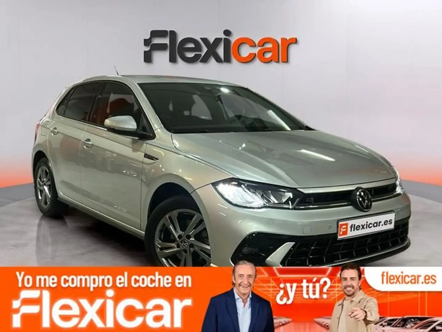 Volkswagen Polo 1.0 TSI R-Line DSG 81kW Gris - 1