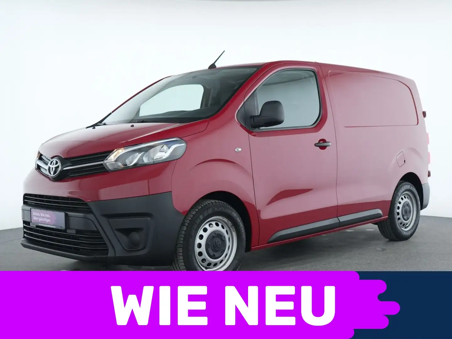 Toyota Proace Compact Klima|Beifahrerdoppelsitz Rot - 1