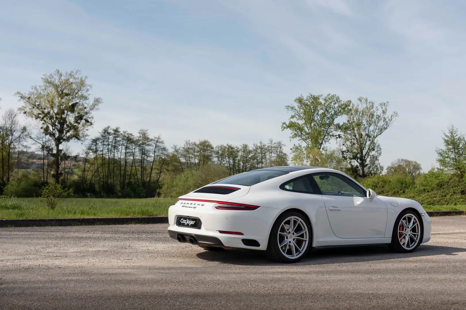 Porsche 911 Carrera 4S Coupé 3.0i 420 PDK Blanc - 1