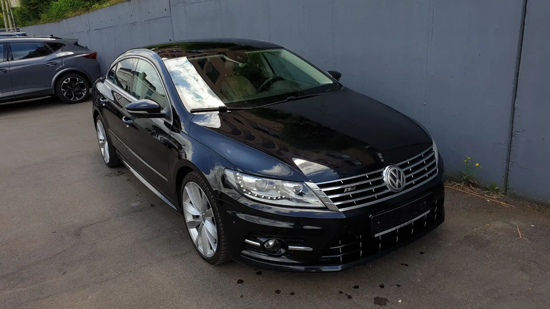 Volkswagen CC 2.0 TDI DSG 4M 3 x R line Navi/Leder/K-less Чорний - 2