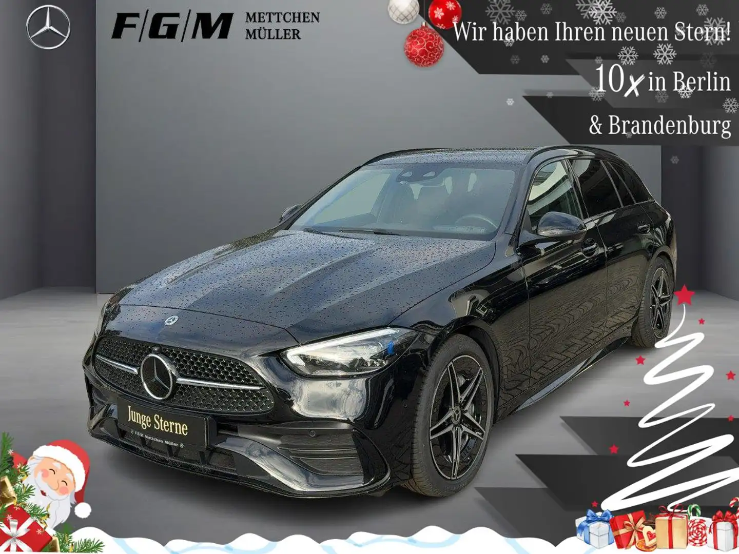Mercedes-Benz C 220 T d AMG-Line DigiLight|TWA|Night|Sitzhz Schwarz - 1