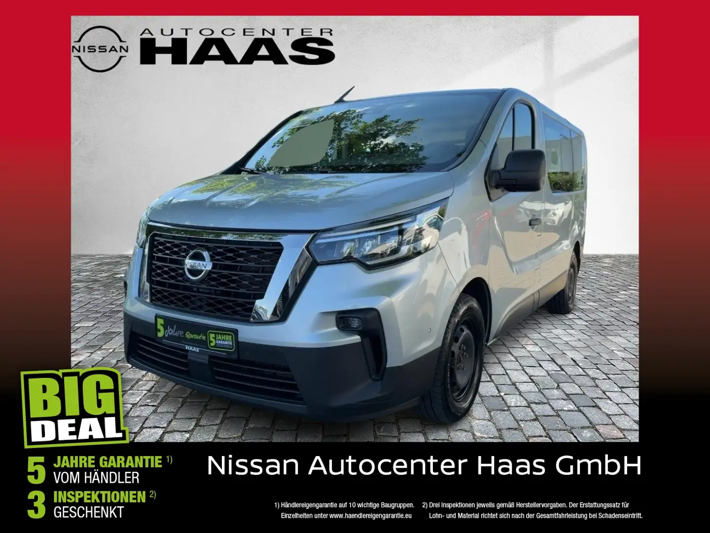 Nissan NV300 Kombi dCi 170 L1H1 2.8t N-CONNECTA LED+360 Grau - 1