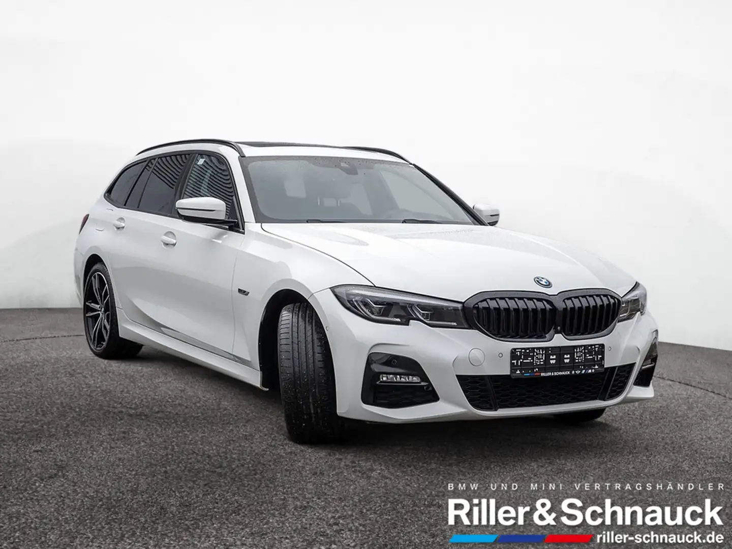 BMW 330 e Touring xDrive M-Sport 360°+LASER+PANO+H Weiß - 2