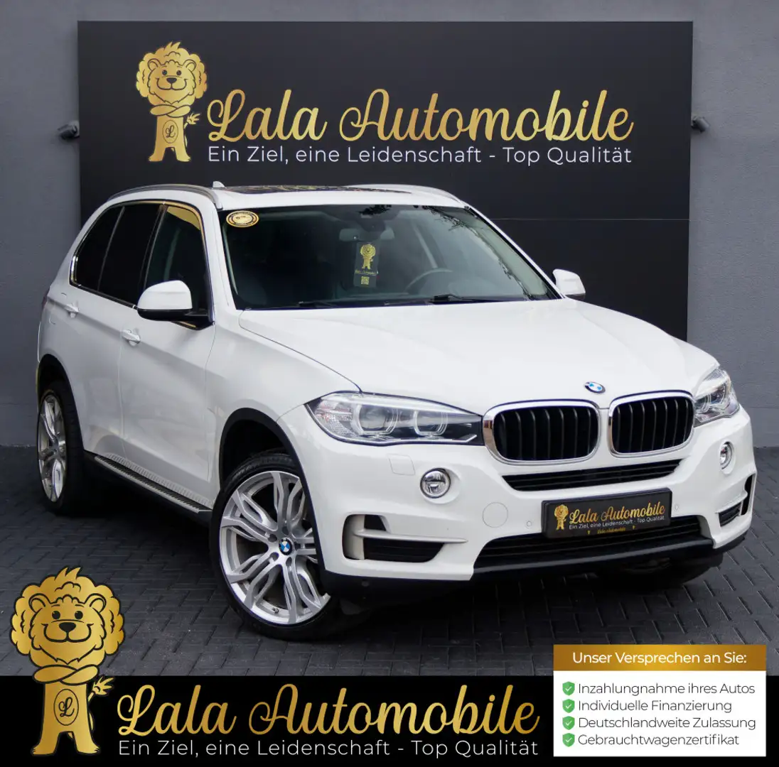 BMW X5 xDrive 3.0 LEDER HEAD-UP KLIMA SPURHALTE NAVI Weiß - 1