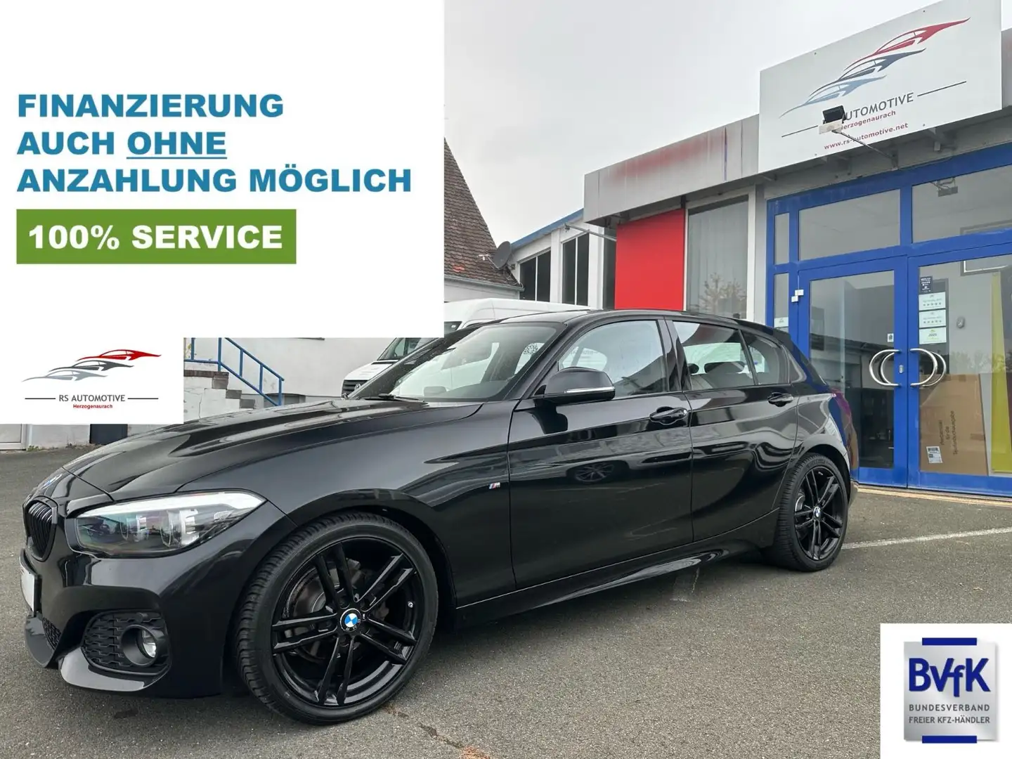 BMW 118 i Edition M Sport 5-Trg Automatik*Leder*Navi* Noir - 1
