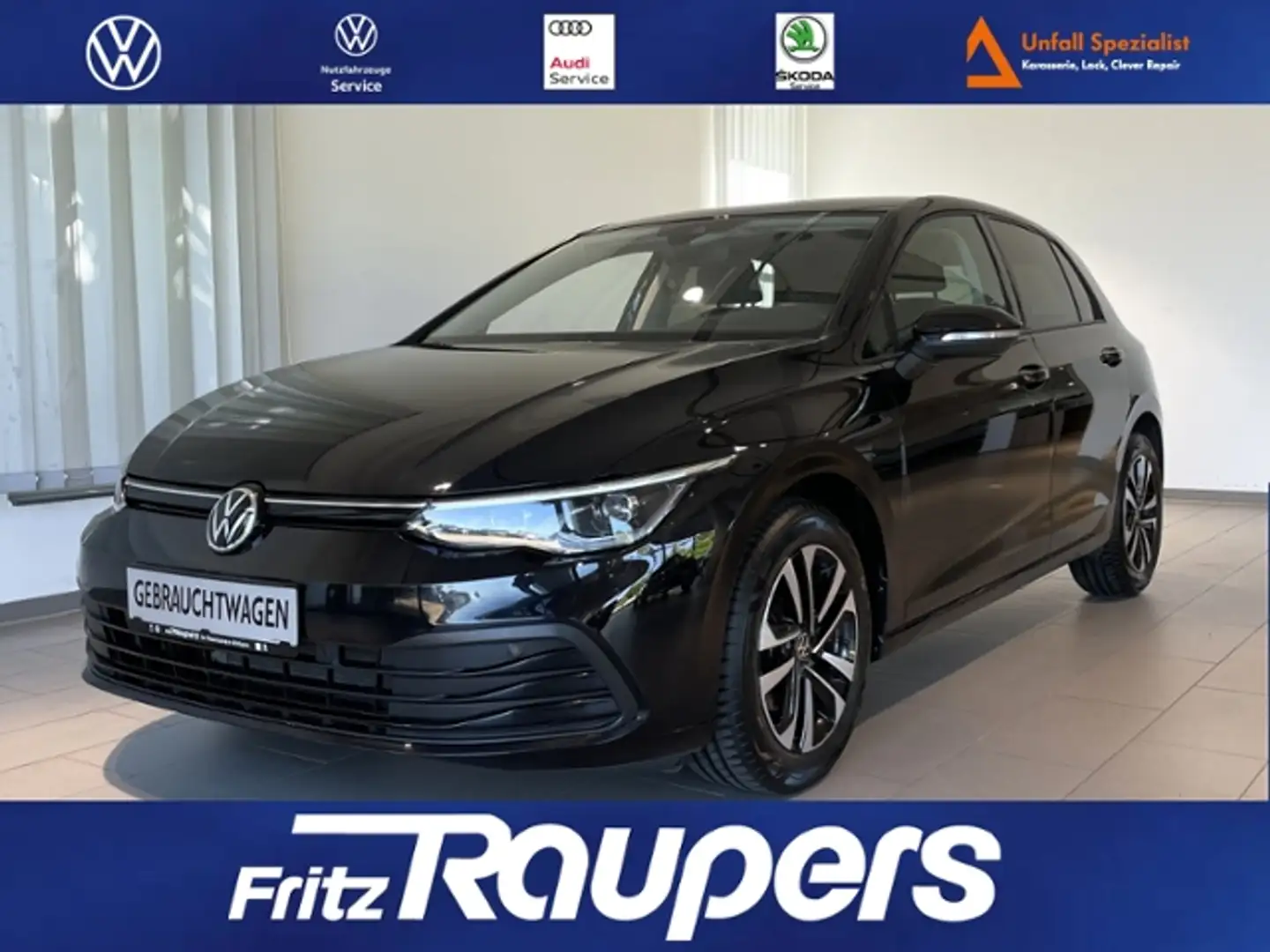Volkswagen Golf 1.5 TSI United +NAVI+ACC+SITZHZNG Zwart - 1