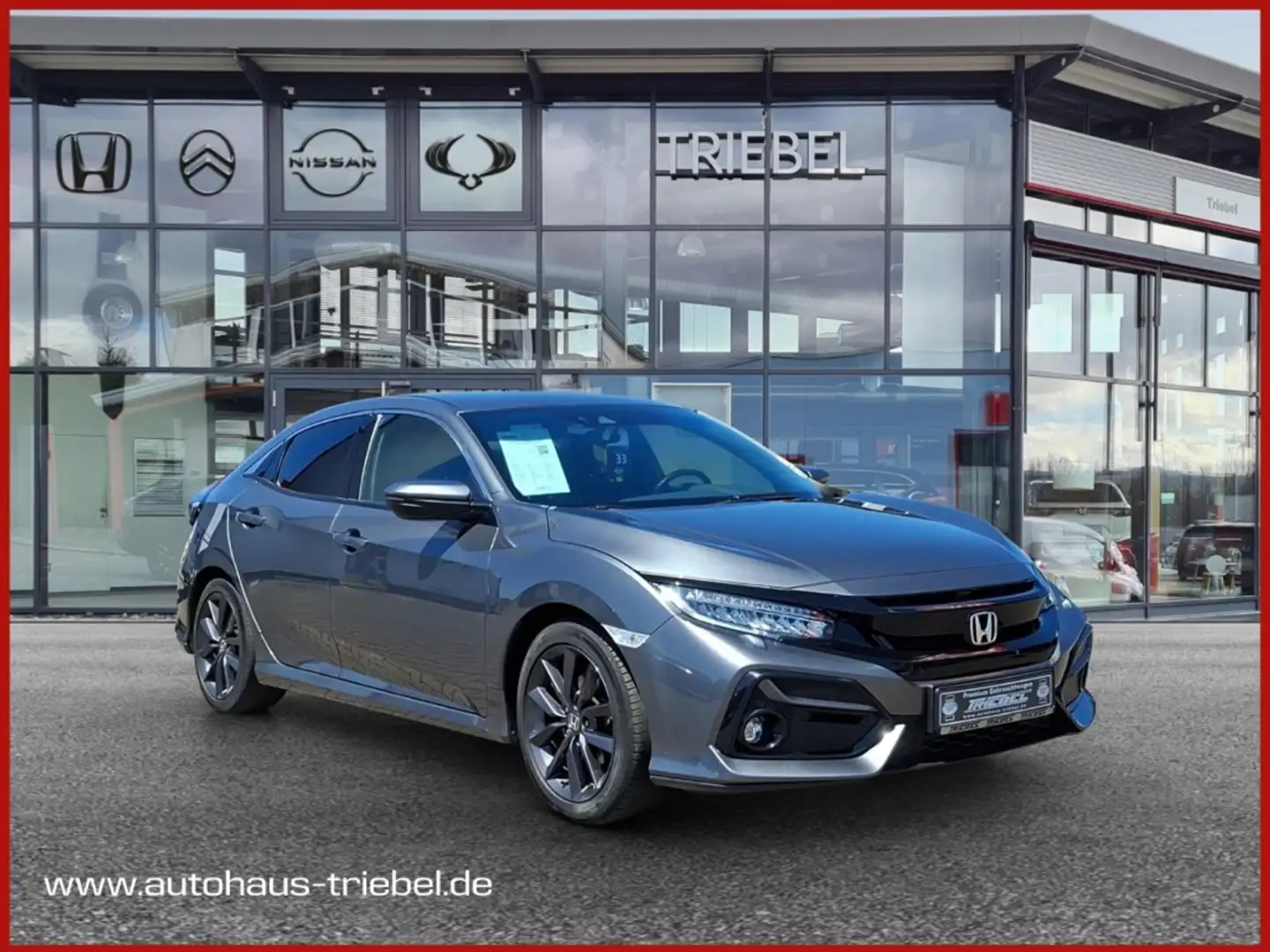 Honda Civic Elegance 1.0 V-TEC °LED°Navi°SHZ°PDC°ACC° Szürke - 1