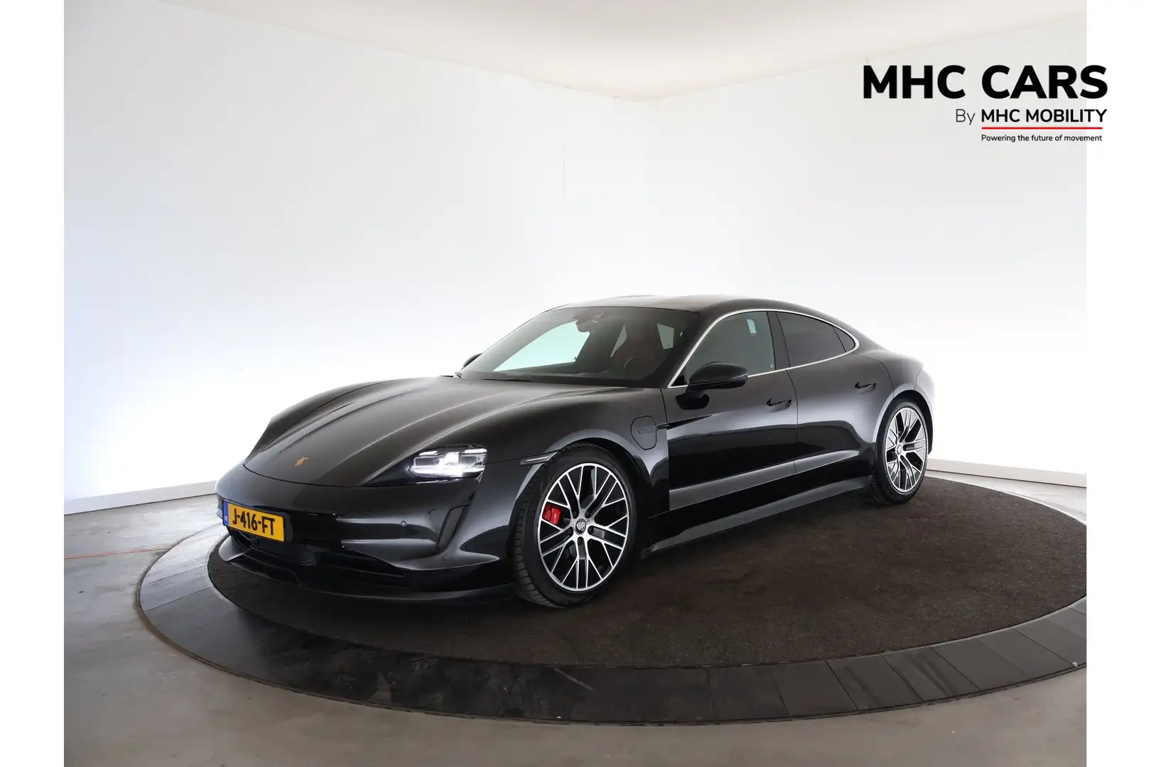Porsche Taycan 4S Performance 84 kWh | BTW | SoH 90,3% | Leder | Noir - 1