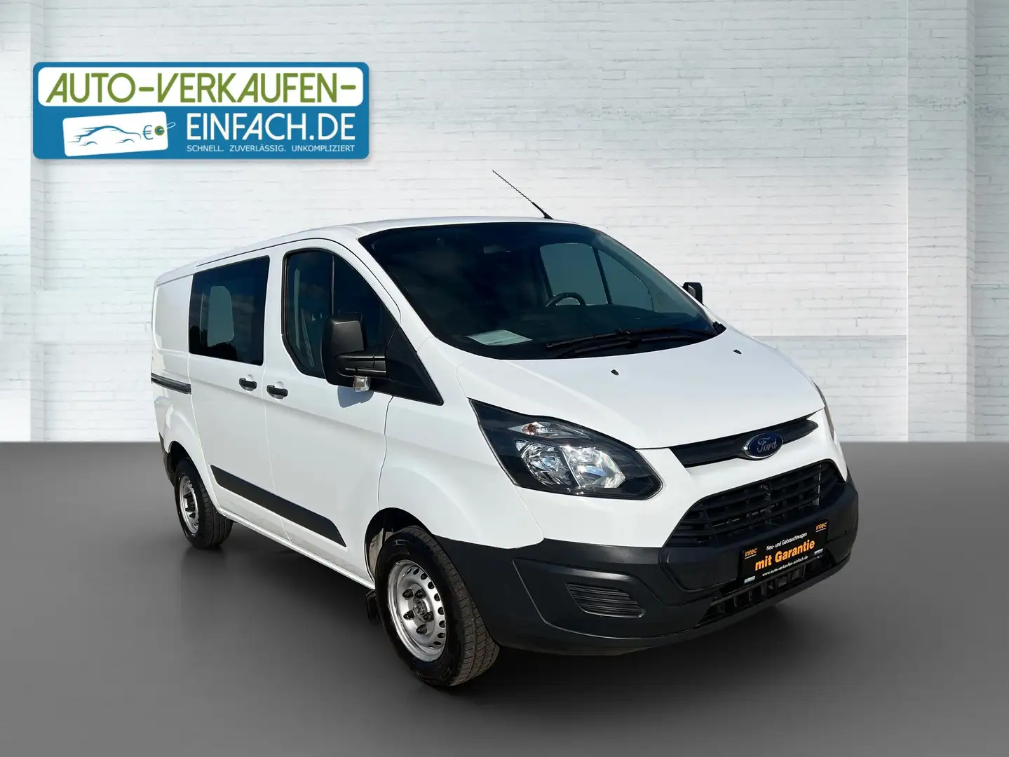 Ford Transit Custom 2.0 TDCi,"L1",72.200 km,Gar,Mwst,3S,TÜV,Service Weiß - 1