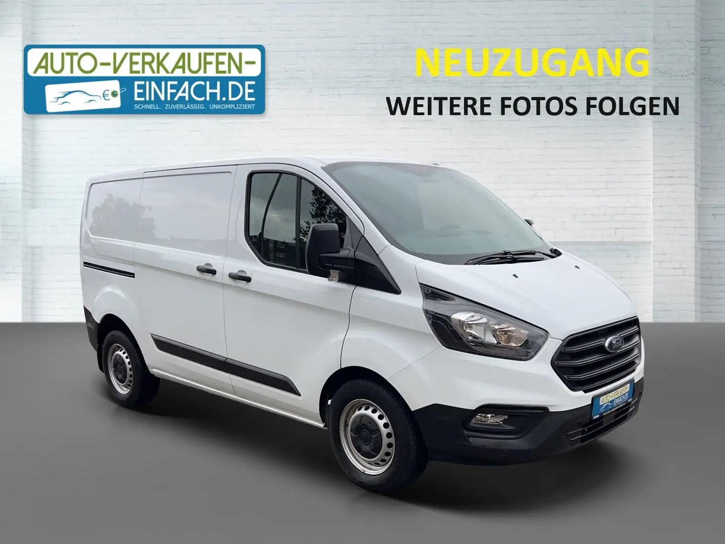 Ford Transit Custom 2.0 TDCi,"L1",72.200 km,Gar,Mwst,3S,TÜV,Service Weiß - 1