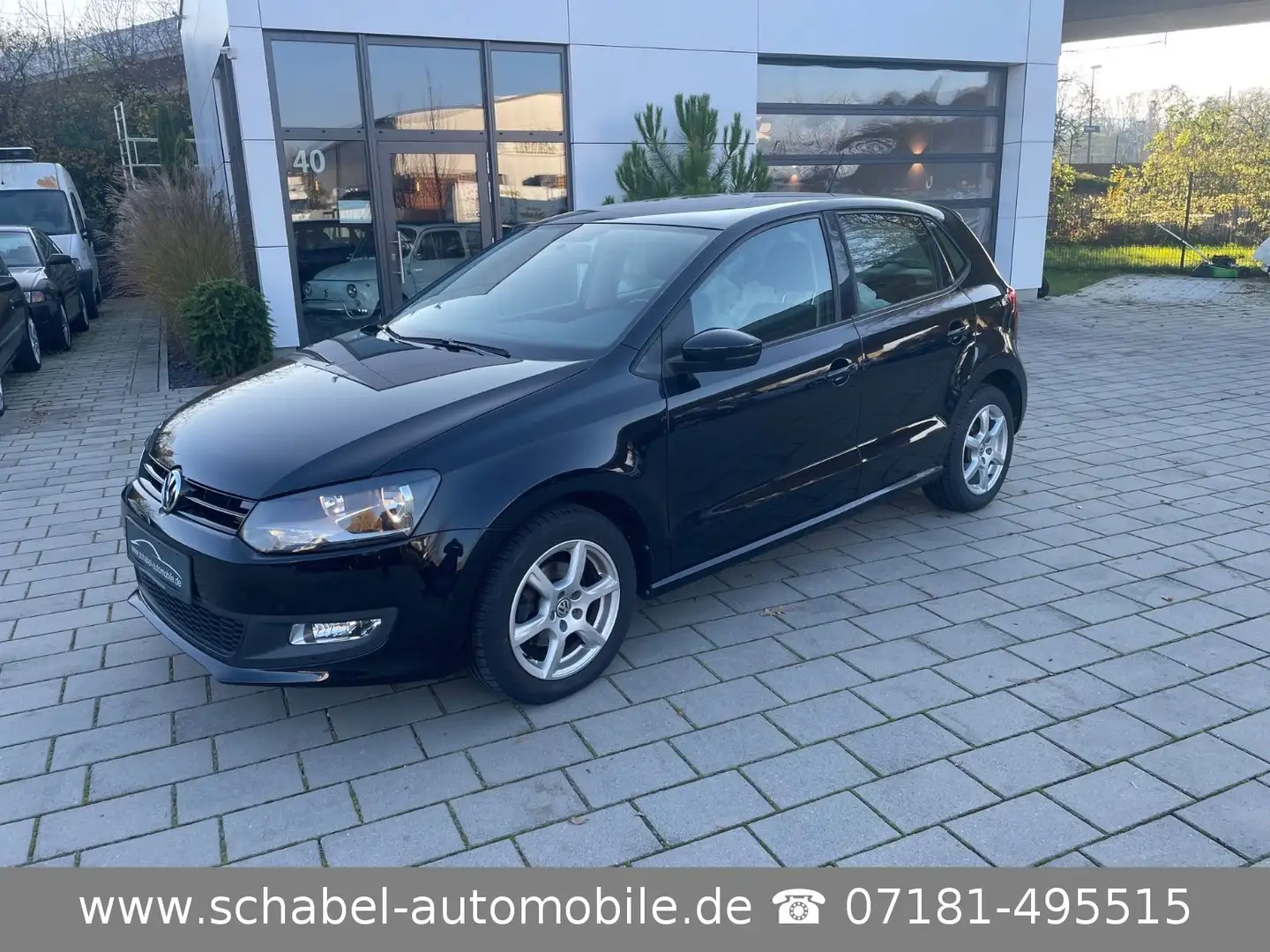 Volkswagen Polo V Comfortline 1.2TSI 1.Hd Klimaautomatik Noir - 1