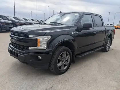 Black 2020 Ford F-150 Lariat SuperCrew 4WD Pickup Truck Four-Wheel Drive 6-Speed Automatic