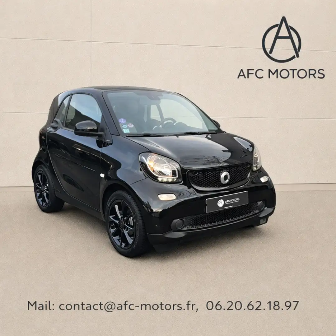 smart forTwo Fortwo 71 Ch BVM 5 Noir - 1