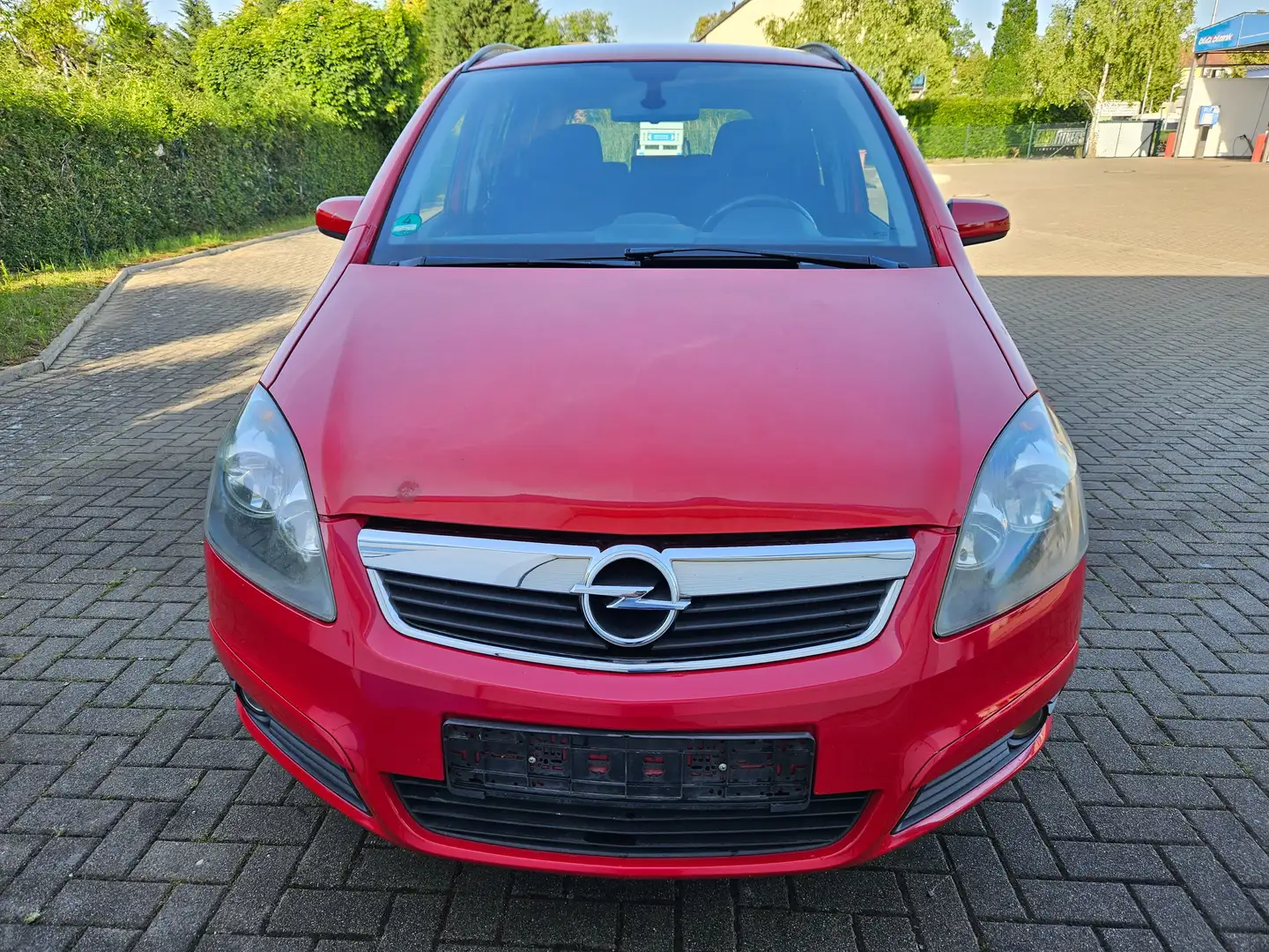 Opel Zafira 1,9 TDI,7Sitze,Automatik,TÜV neu,Zahnriemen Neu Rot - 2