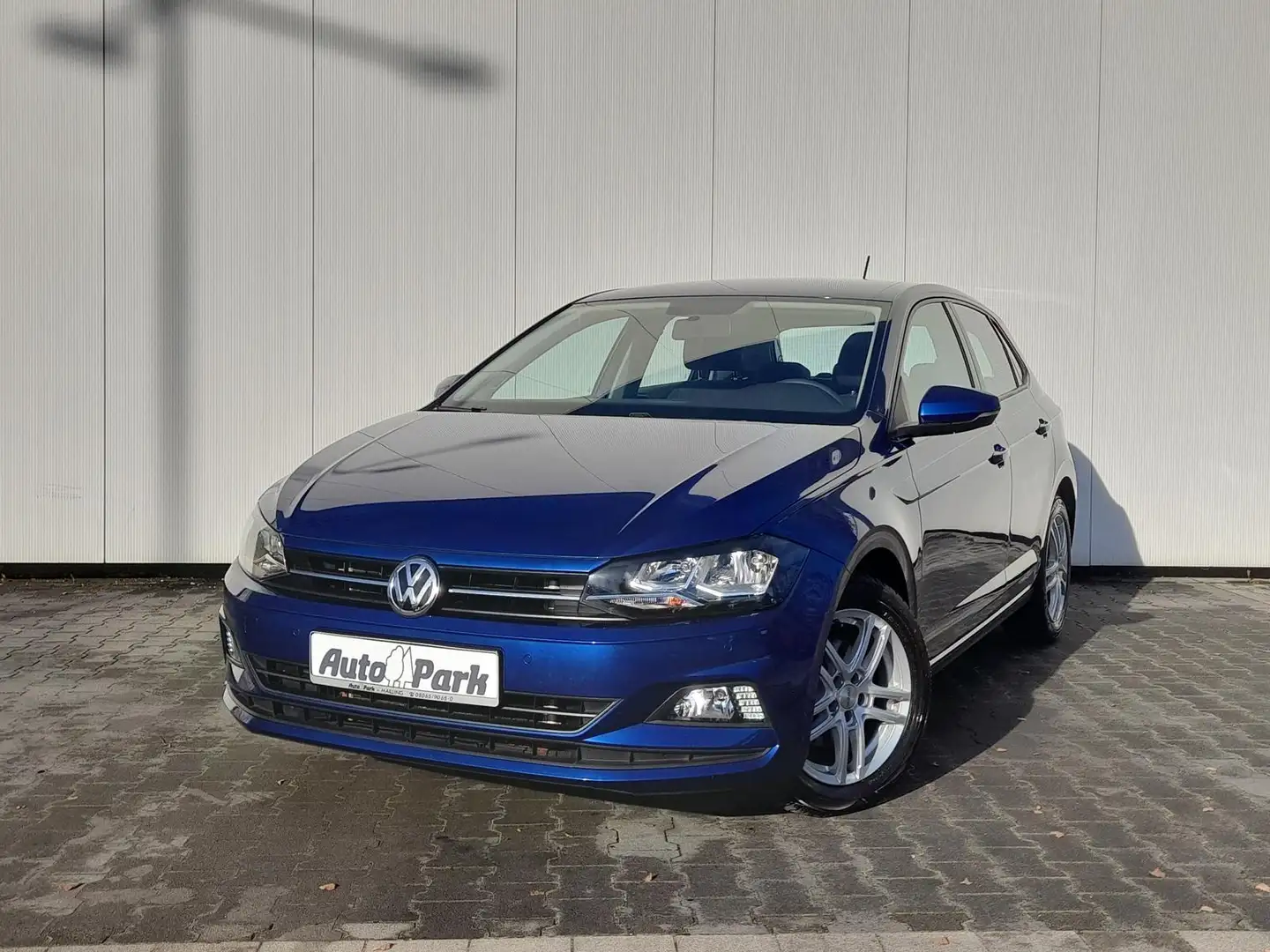 Volkswagen Polo 1.0 TSI Comfortline SHZ~2xPDC~TEIL-LED~ALU Bleu - 2